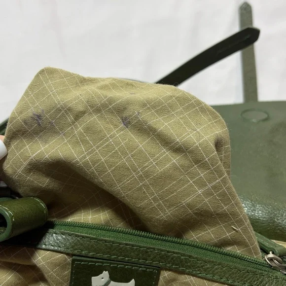 RADLEY LONDON shoulder bag green leather saddle bag - Picture 6 of 13